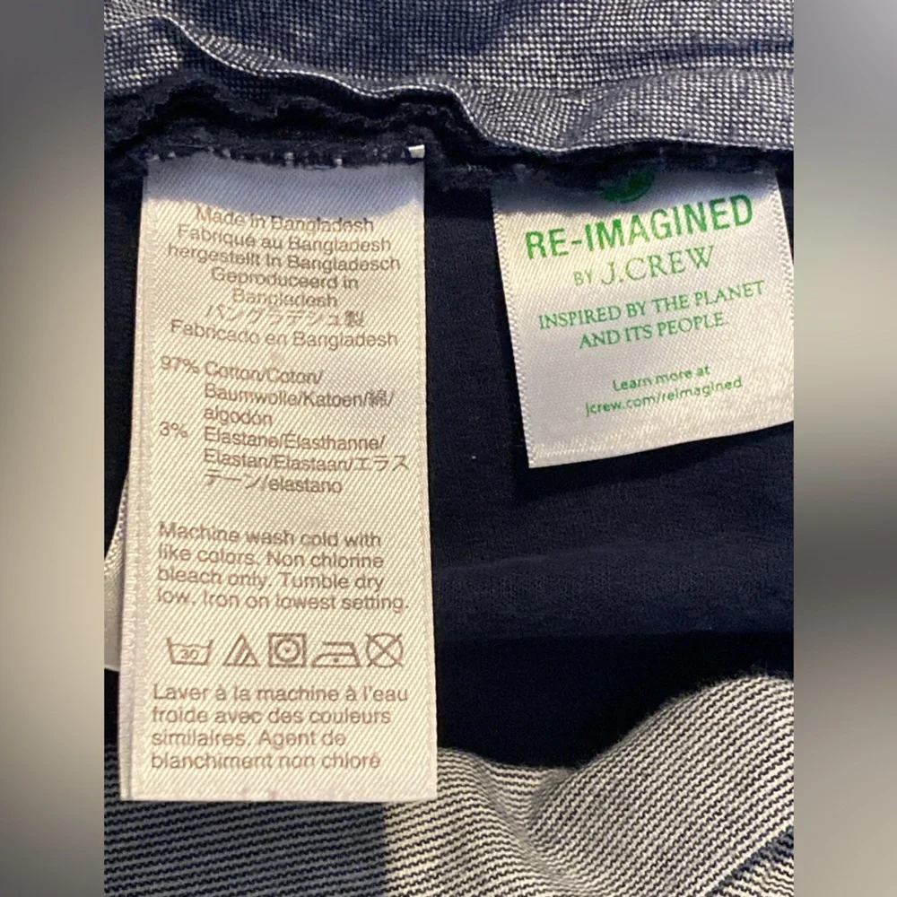 J. Crew Men's Deep Blue 250 Slim Pants (31/32)